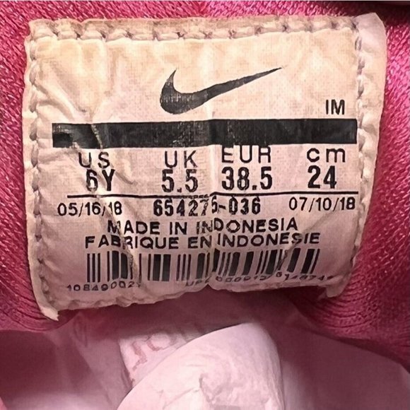 Nike Huarache Running Shoes Desert Sand Violet Size 6Y / Women’s Size 7.5 - Picture 9 of 9